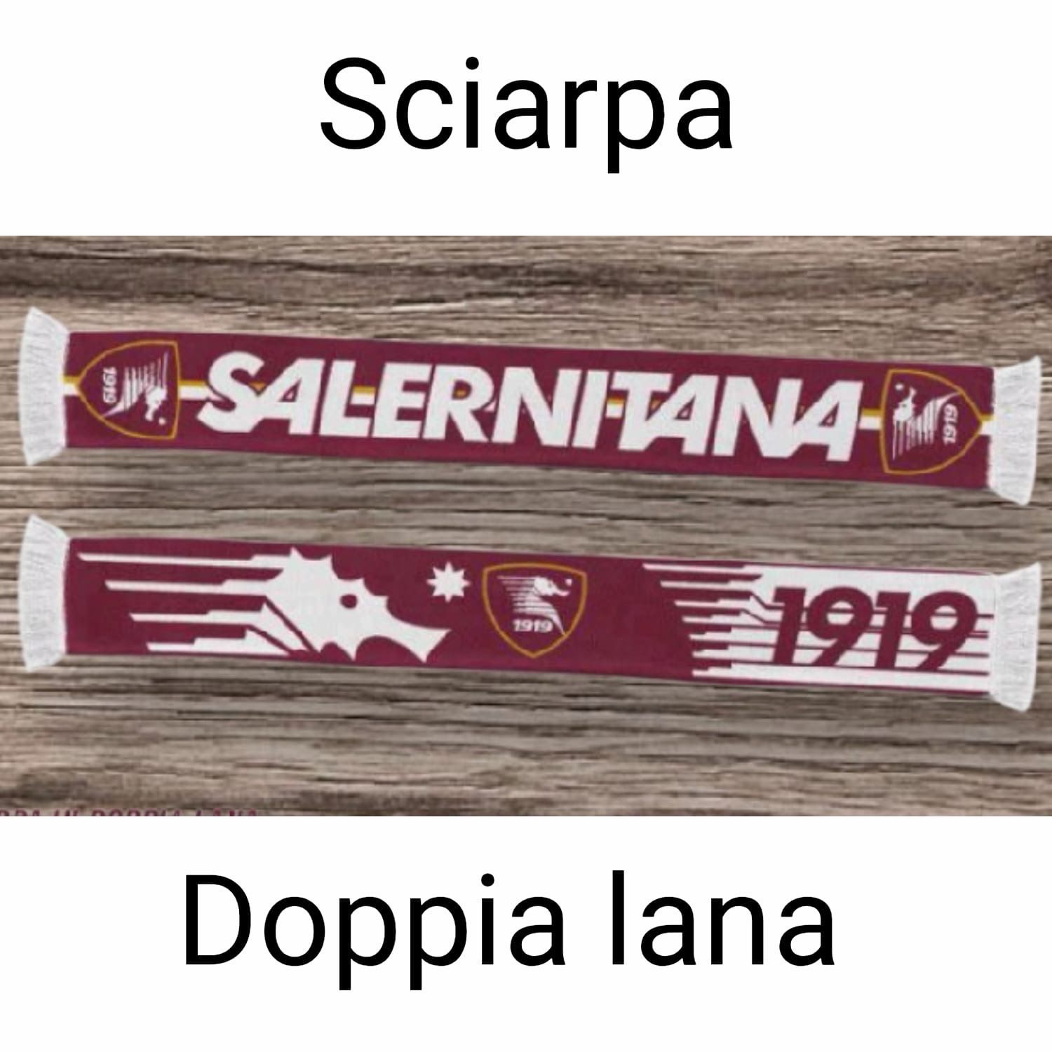 Sciarpa doppia lana salernitana