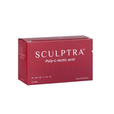 Sculptra poly-L-lactic acid (2 vials)