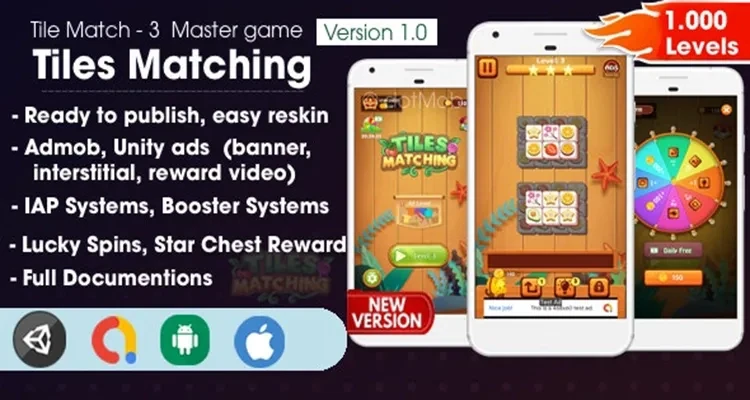 Tiles Matching - Unity Complete Project