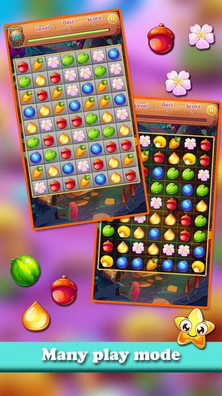 Magic Forest-Match 3 Puzzle - Unity Project **NEW HOT**