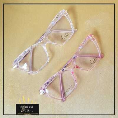 OPTIQUE : CEIDON Transparent ROSE . BLANC