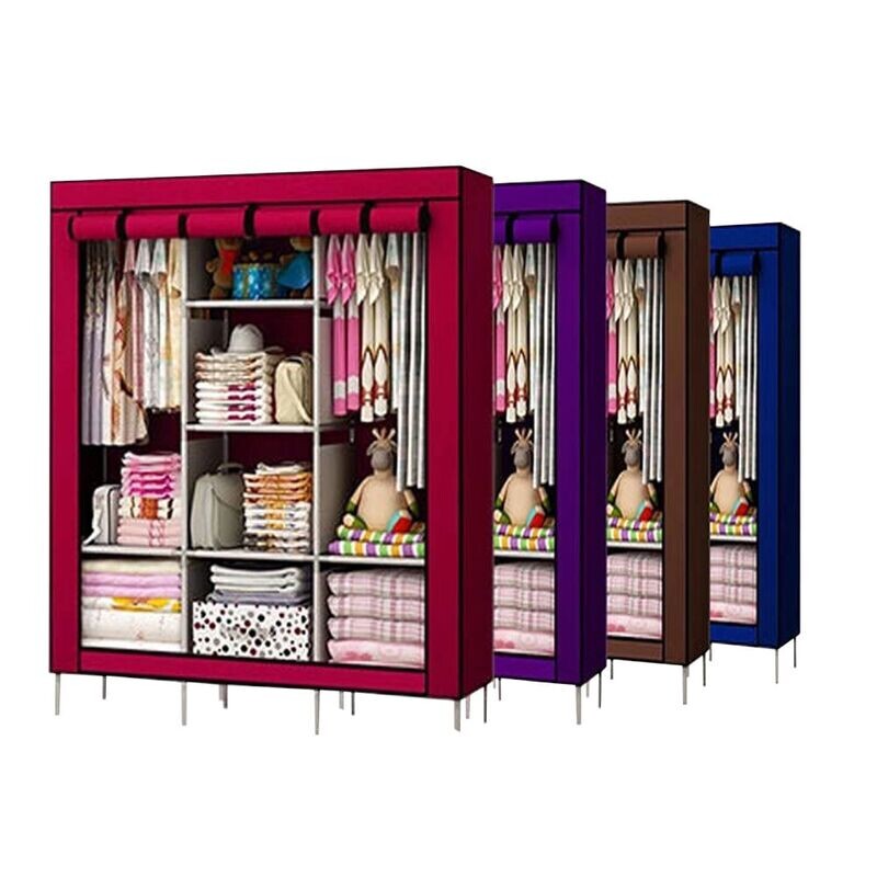CLOSET DE 3 CUERPOS, ESTRUCTURA DE METAL