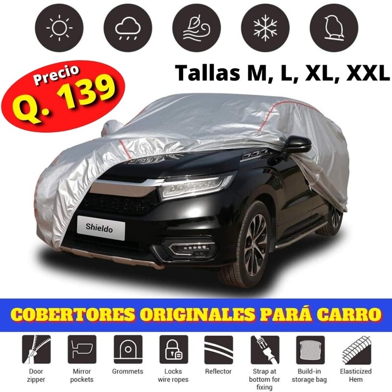 Cobertores para carro, impermmeables, diferentes tallas