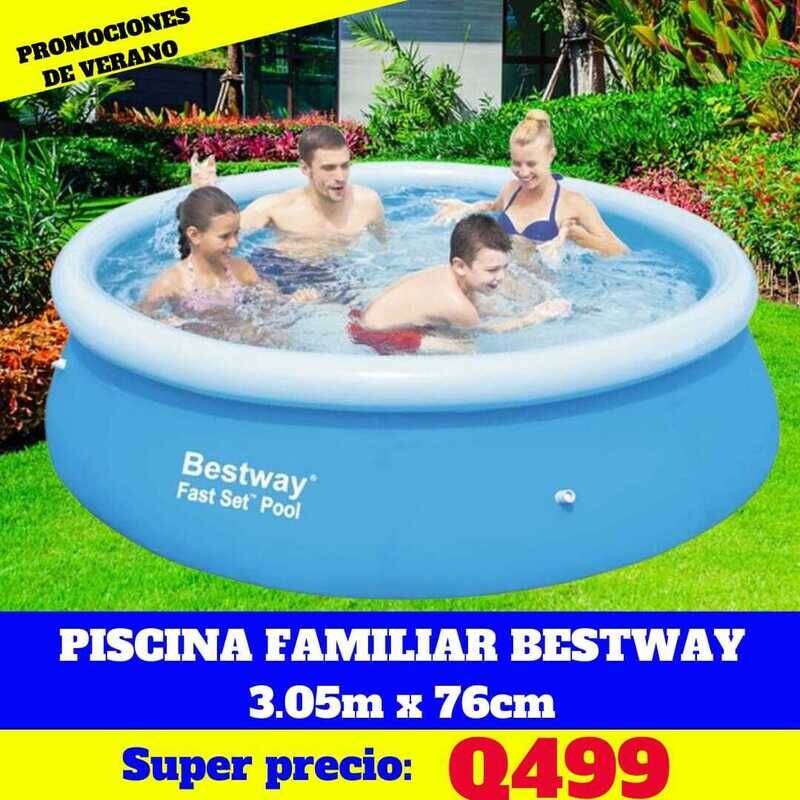 PISCINA FAMILIAR BESTWAY 3.05 MTSx76 CM