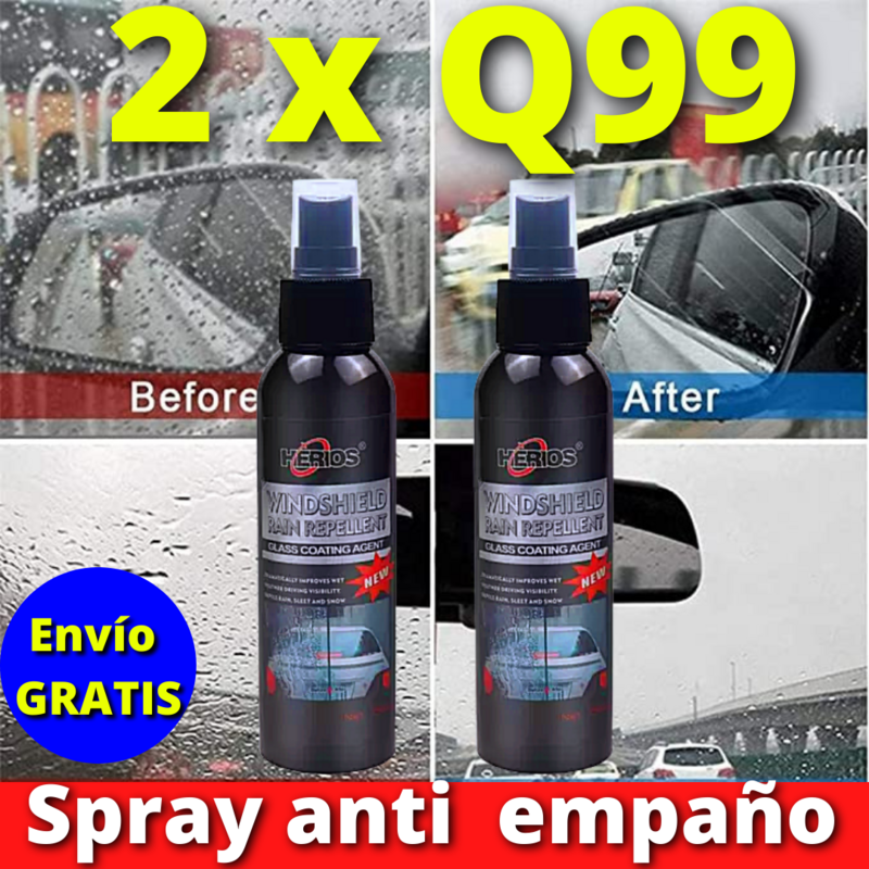 kit de spray anti empalamiento para vidrios