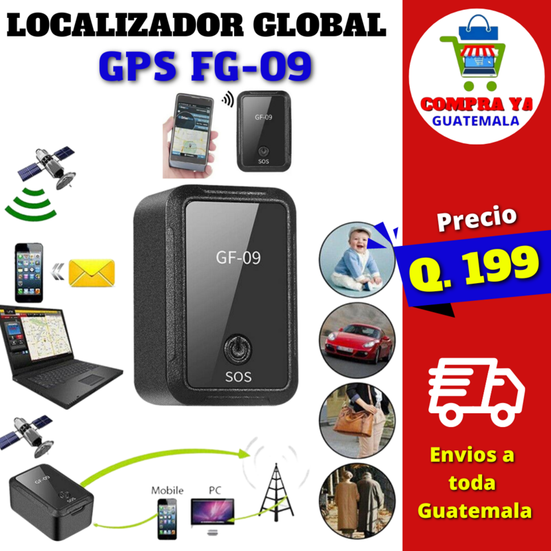 LOCALIZADOR GPS CON GRABADOR DE AUDIO