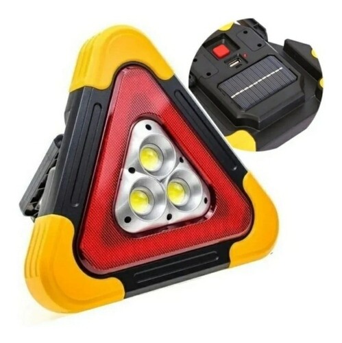 TRIANGULO LED DE EMERGENCIA CON TRIPLE LUZ