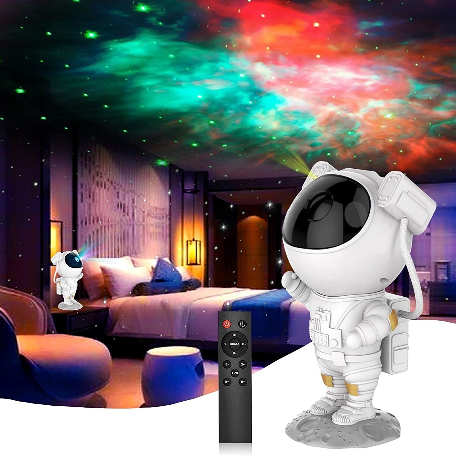 luz de noche de astronauta