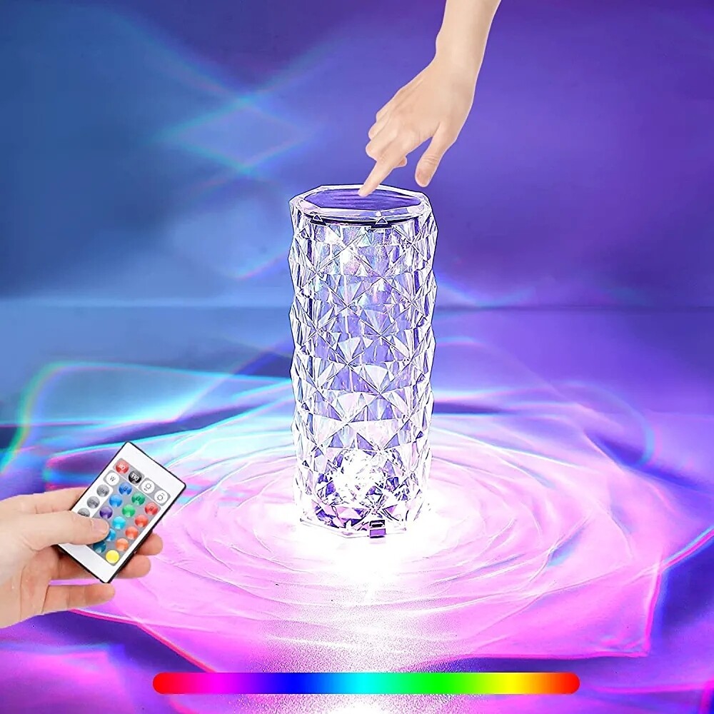 LAMPARA LED DE DIAMANTE AL TACTO