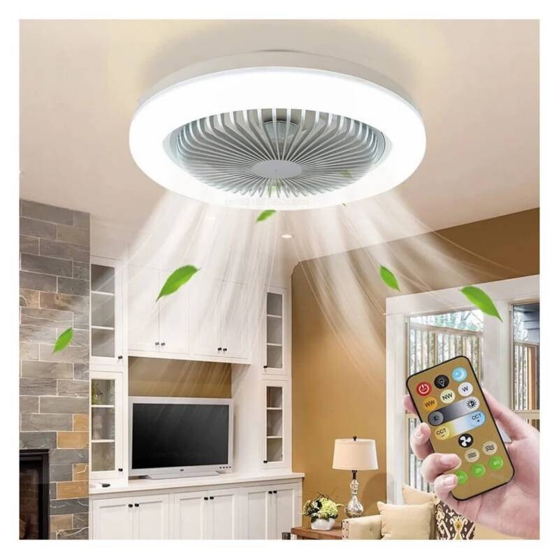 VENTILADOR CON LAMPARA.