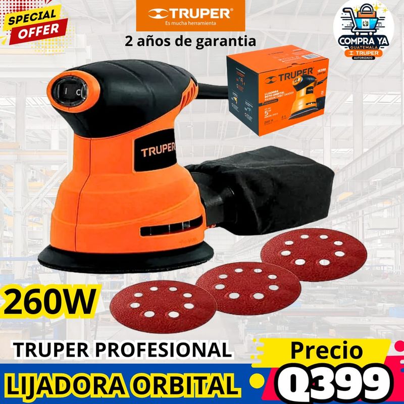 Lijadora roto orbital 5″ 260 W