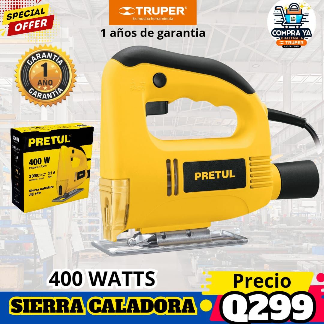 Sierra caladora 400 W Pretul