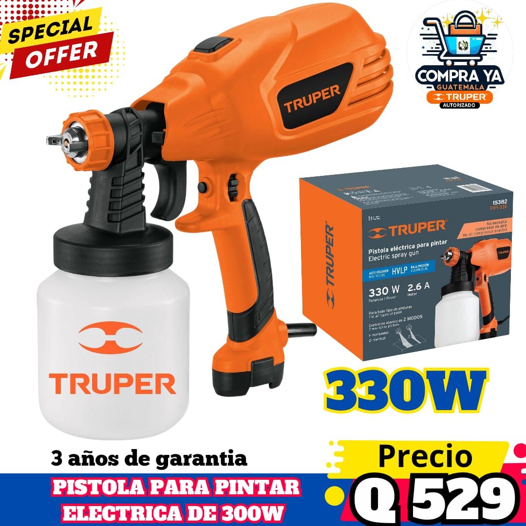 Pistola para Pintar Eléctrica 330W