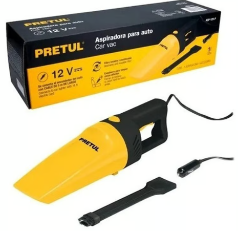 Aspiradora para auto de 12 volts Pretul