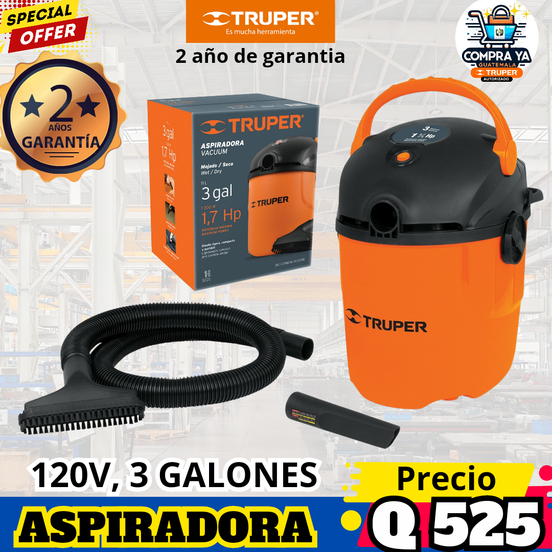 Aspiradora de 3 Galones