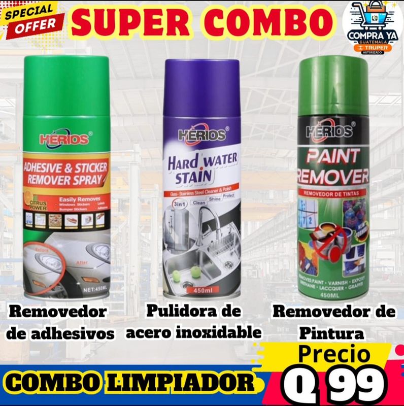SUPER COMBO LIMPIADOR MULTIUSOS