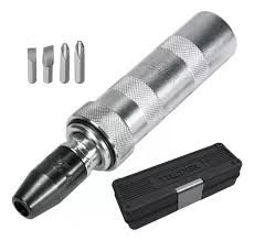 Desarmador de impacto con 4 puntas de acero S2 3/8″ Expert