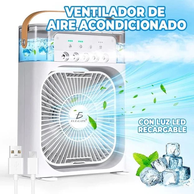 VENTILADOR CON HUMIDIFICADOR CON PURIFICADOR DE AIRE