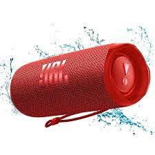 Bocina JBL Flip 6 Portátil, Resistente Al Agua, Color Rojo