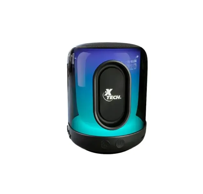 Bocina Portátil Xtech De 5W Con Bluetooth e Iluminación Led