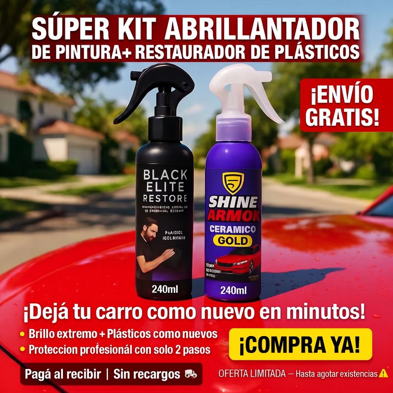 KIT ABRILLANTADOR CERAMICO PARA CARRO