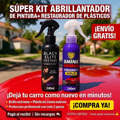 KIT ABRILLANTADOR CERAMICO PARA CARRO
