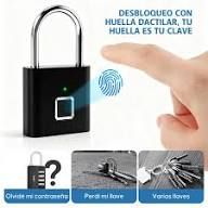 CANDADO CON HUELLA