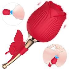 ESTIMULADOR DE ROSA CON MARIPOSA