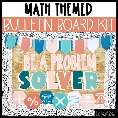 Math Bulletin Board or Door Decor