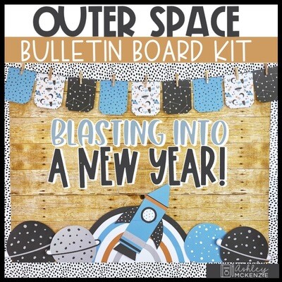 Space Back to School Bulletin Board or Classroom Door Decor