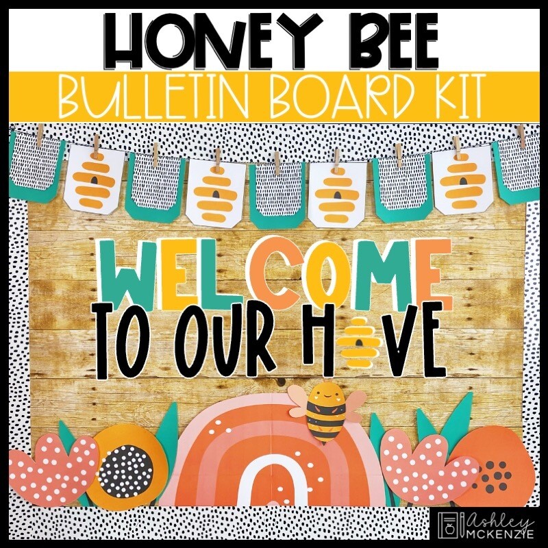 Honey Bee Back to School Bulletin Board or Door Decor