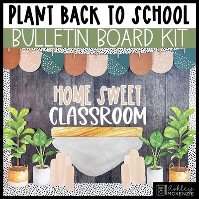 Plant Life Back to School Bulletin Board or Door Decor