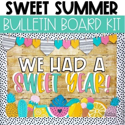 Sweet Summer Bulletin Board or Door Decor