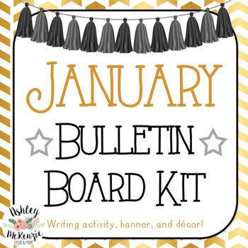 New Year's January Bulletin Board Kit