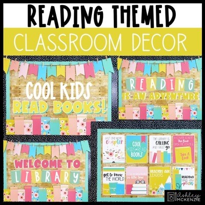 Reading or Library Classroom Decor Bundle