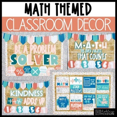 Math Classroom Decor Bundle
