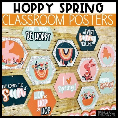 Hoppy Spring Classroom Posters