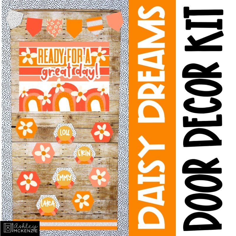 Daisy Dreams Classroom Door Decor Kit