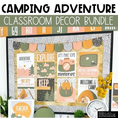 Camping Adventure Classroom Decor Bundle