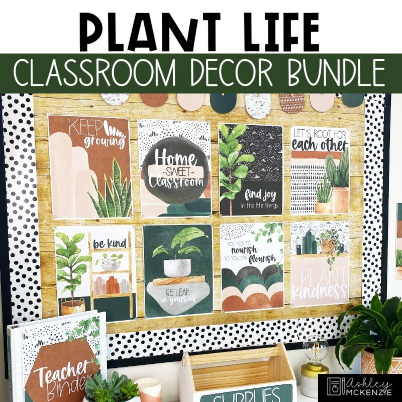 Plant Life Classroom Decor Bundle