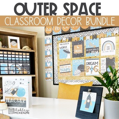 Space Classroom Decor Bundle
