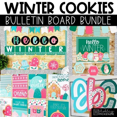 Winter Cookies Classroom Decor Bundle
