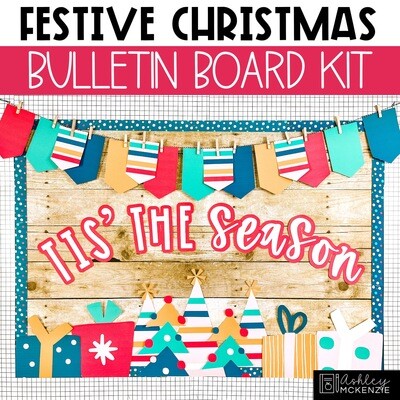Festive Christmas Bulletin Board Kit
