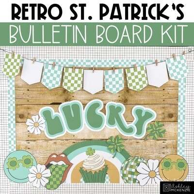 Retro St. Patrick's Day Bulletin Board Kit
