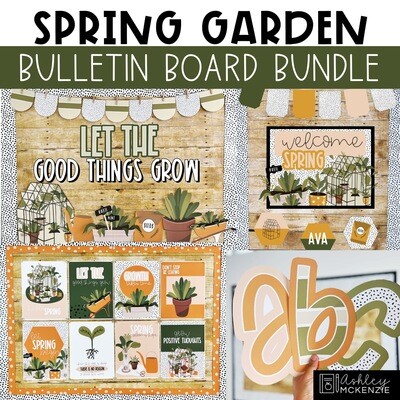 Spring Garden Classroom Decor Bundle