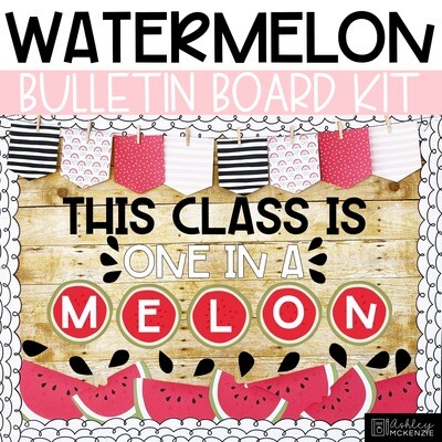 Summer Watermelons Bulletin Board or Door Decor