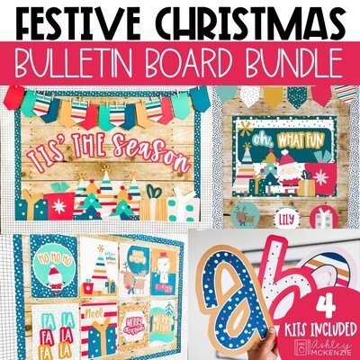 Festive Christmas Classroom Decor Bundle