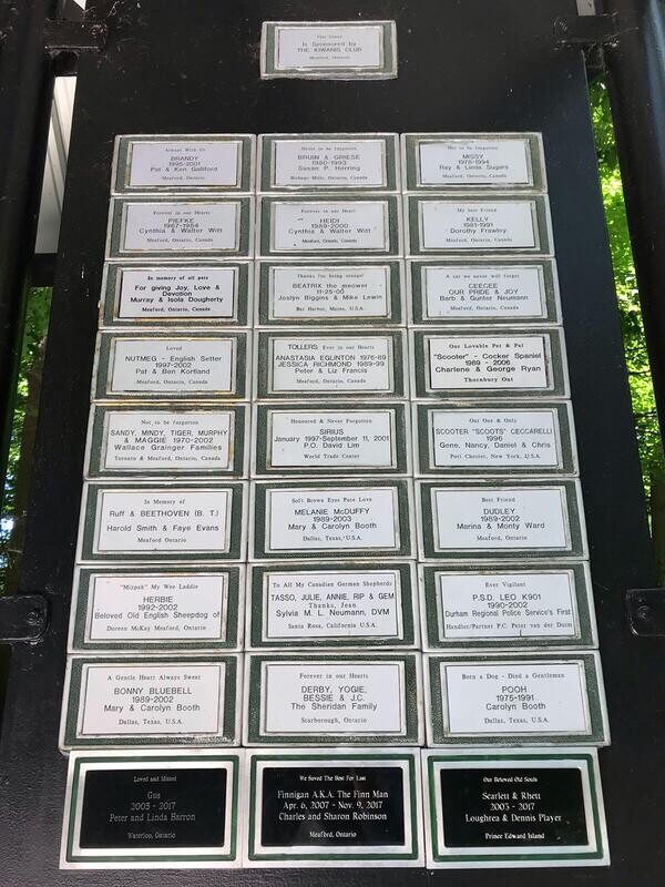Paradise Island Memorial Plaque