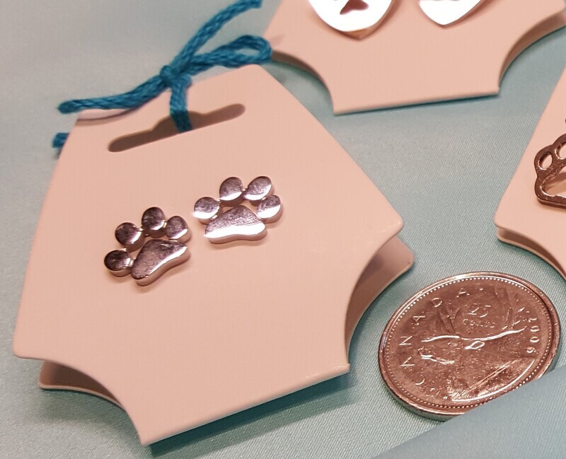 Paw Stud Earrings