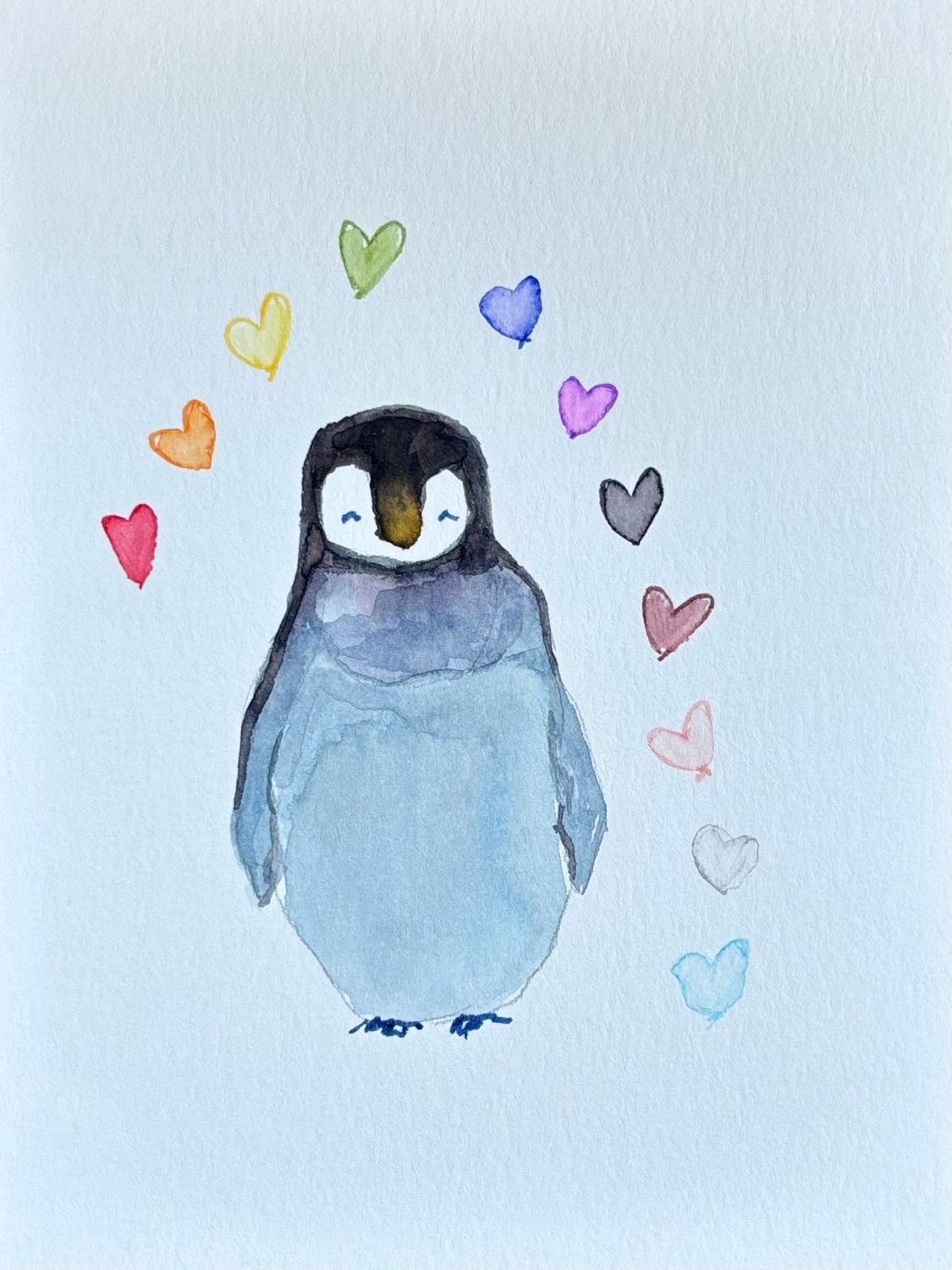 lil Queer Pride Penguin - Print